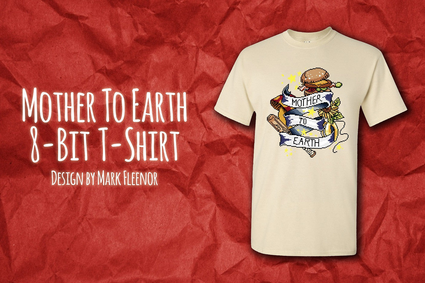 8-Bit Mother To Earth T-Shirt