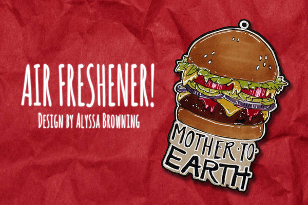 Burger Air Freshener