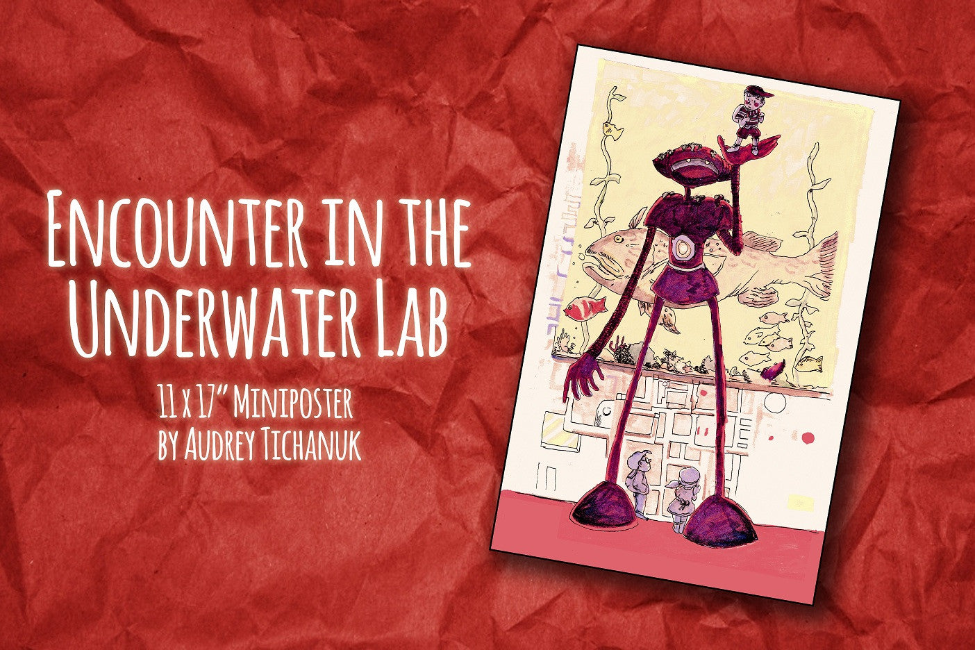 "Encounter In The Underwater Lab!" Mini-Poster